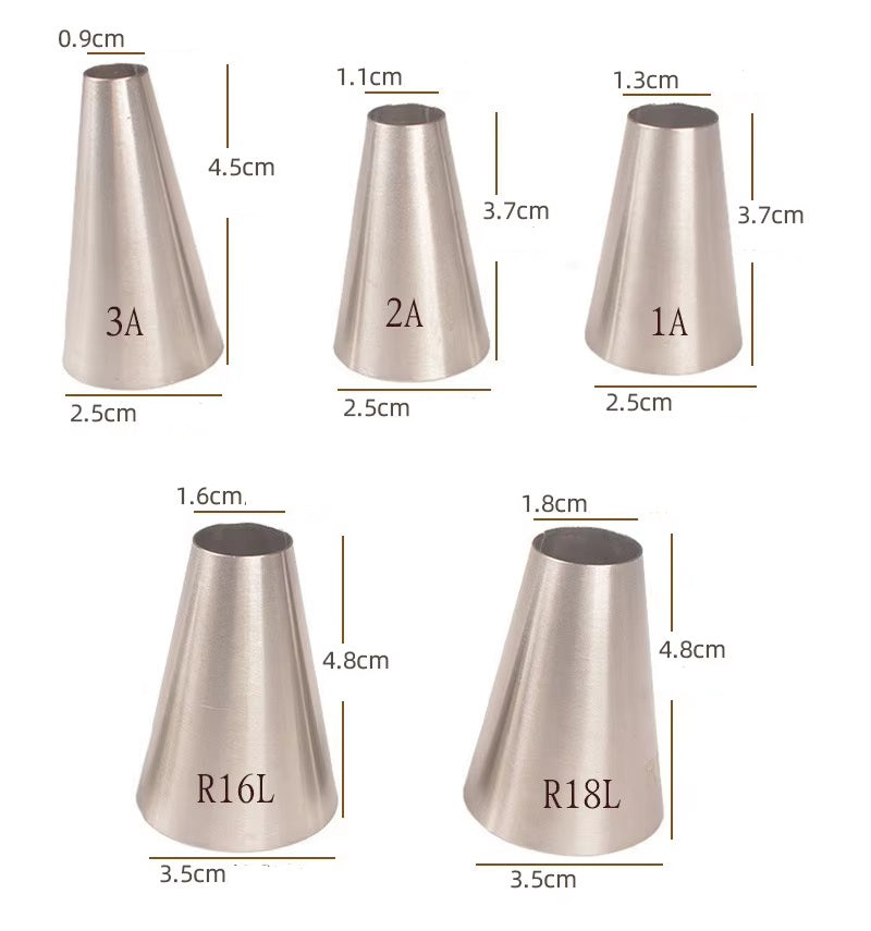 Dimension douille patisserie