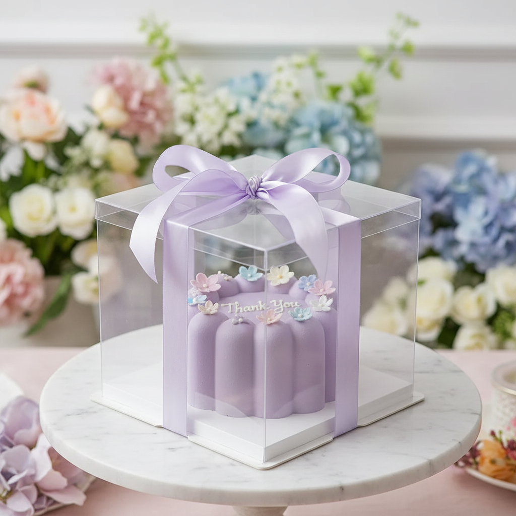 Moule bento cake résultat gâteau cadeau boîte élégante