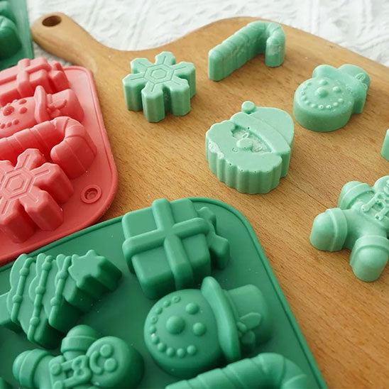 biscuit avec moule a gateau en silicone