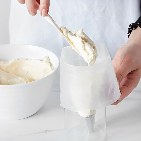 creme dans poche a douille