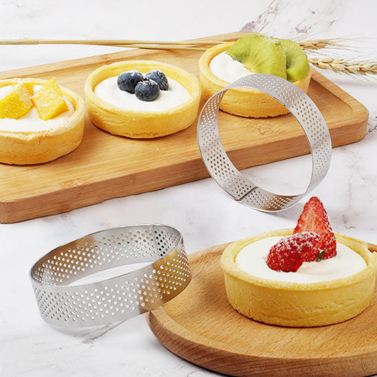 differentes tartes avec deux moule a tarte