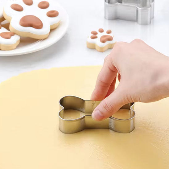 emporte piece forme os chien sur pate a gateau