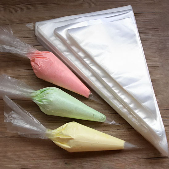 ensemble poche a douille rose vert jaune