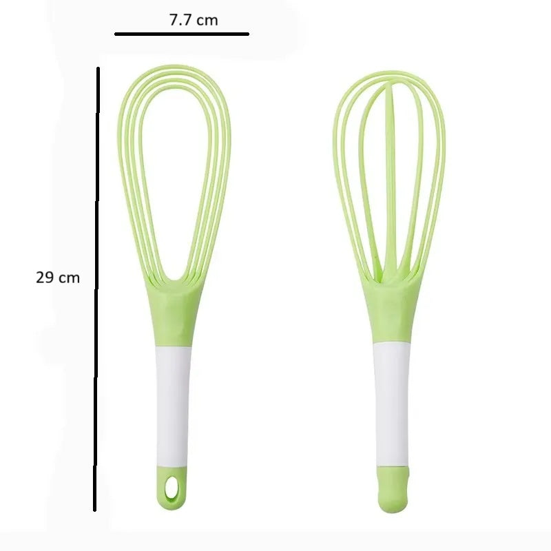 fouet plat vert taille