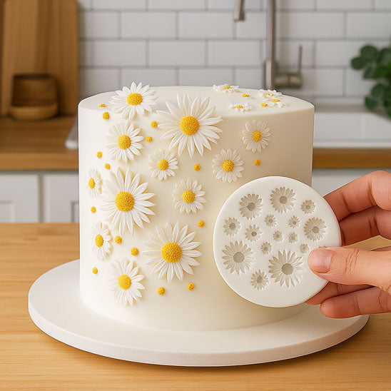 gateau decorer avec moule silicone