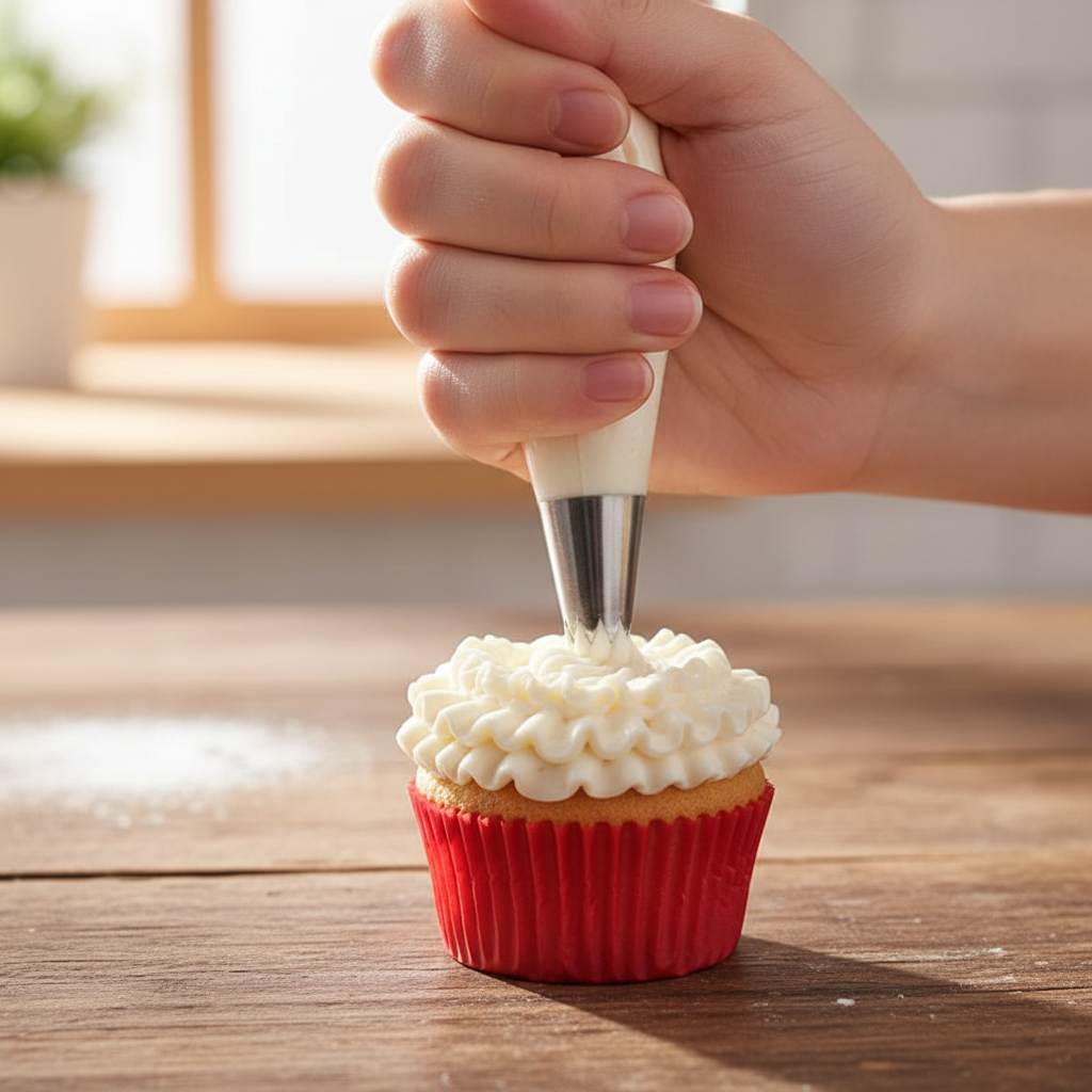 Décoration muffin avec Douille patisserie pro