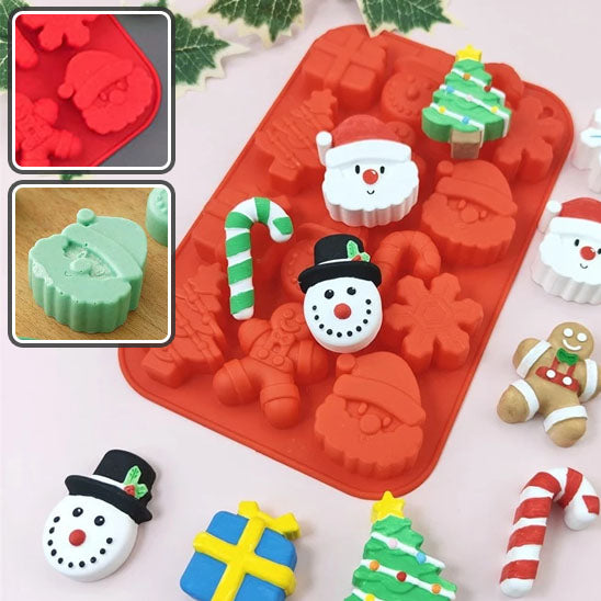 moule à gateau en silicone | Pretty Christmas Cake