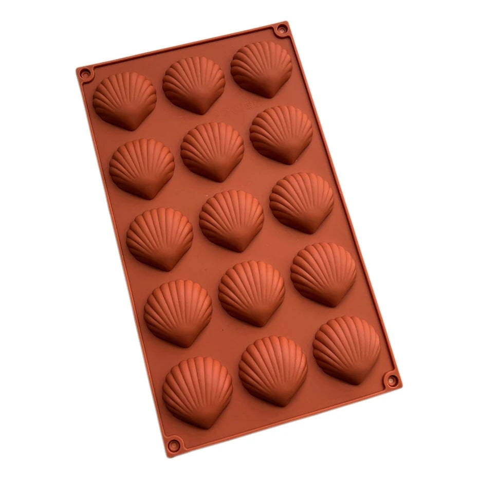 Moule madeleines silicone coquillage grandes cavités antiadhésif professionnel