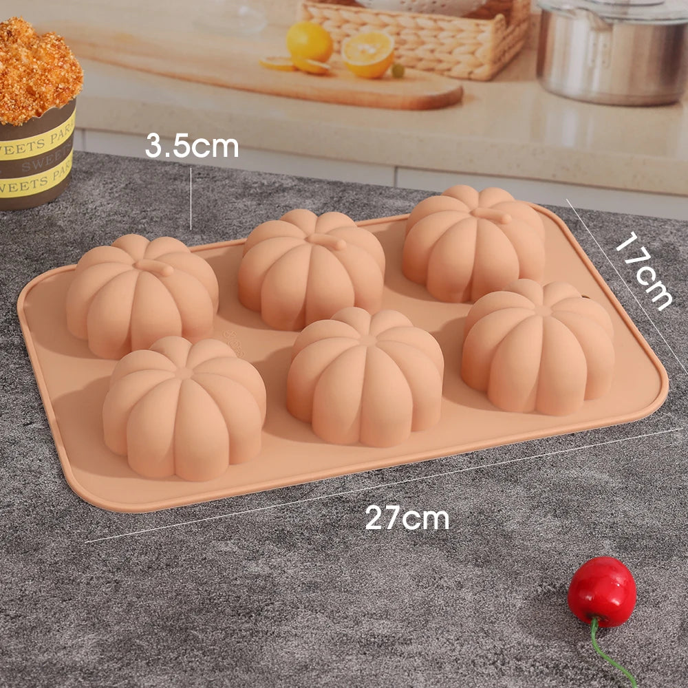 moule en silicone beige petit citrouille