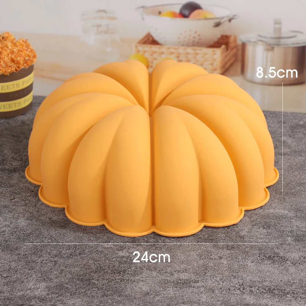 moule en silicone forme citrouille