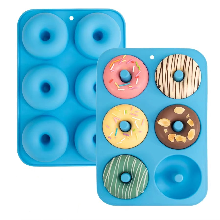 moules silicone couleur bleu