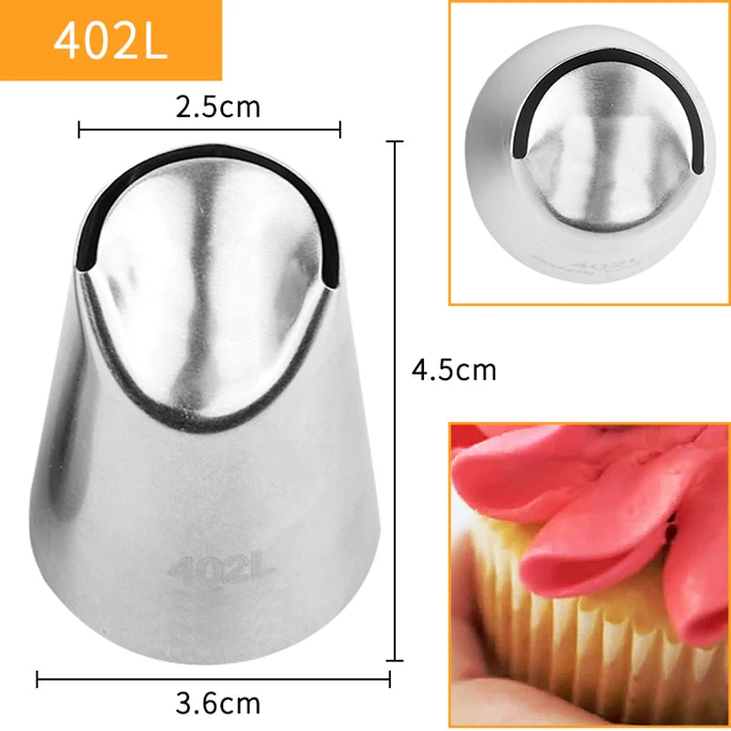 Patisserie douille professionnelle acier inoxydable buse fleur détail technique