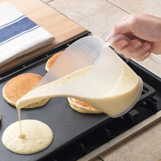 realisation crepe avec verre doseur