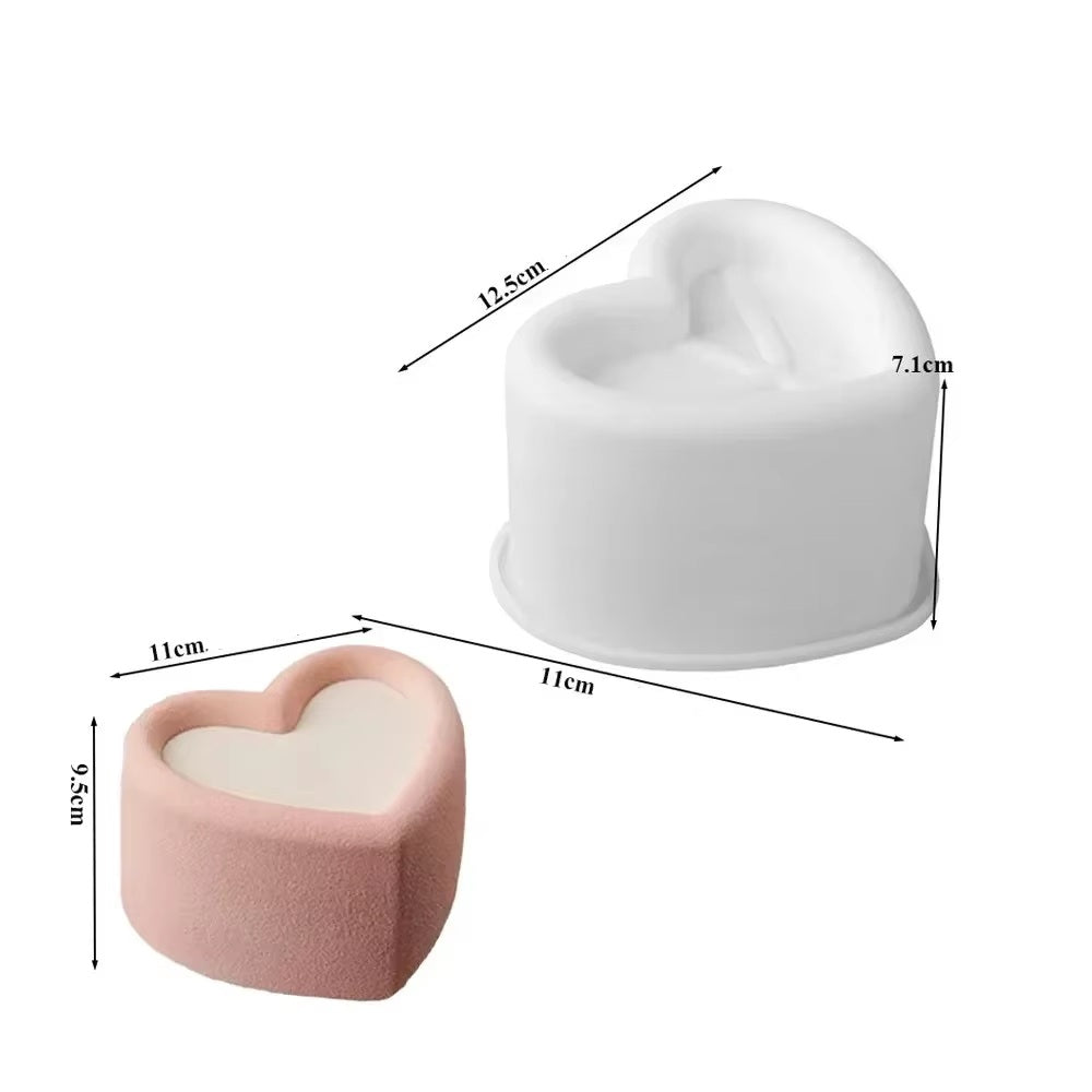 Bento cakes moule cœur silicone alimentaire 11cm professionnel