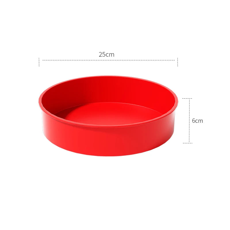 taille moule silicone rouge moyen
