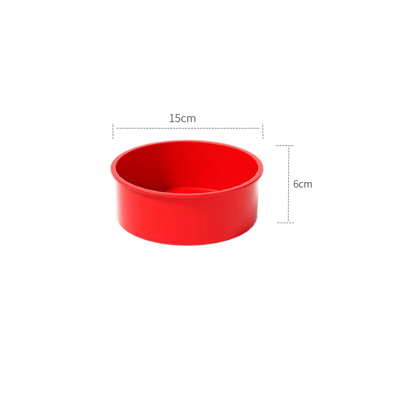 taille moule silicone rouge petit