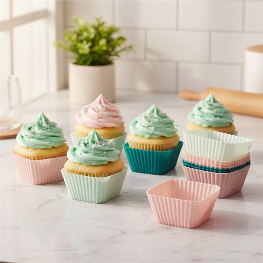 cupcake dans Moule pour cupcake couleur pastel dans cuisine