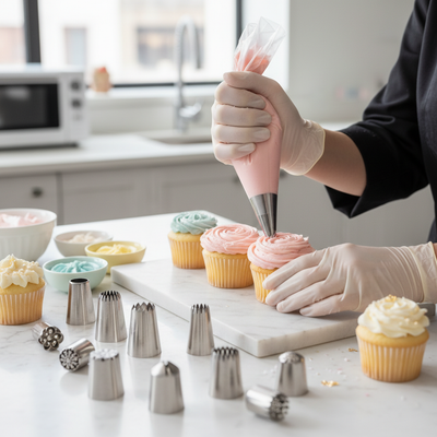 Décoration muffin avec Douille patisserie