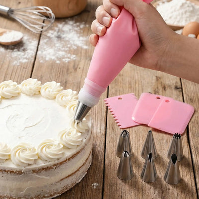 Kit patisserie en couleur rose