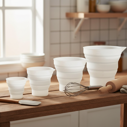 4 tailles Verre mesureur sur plan cuisine