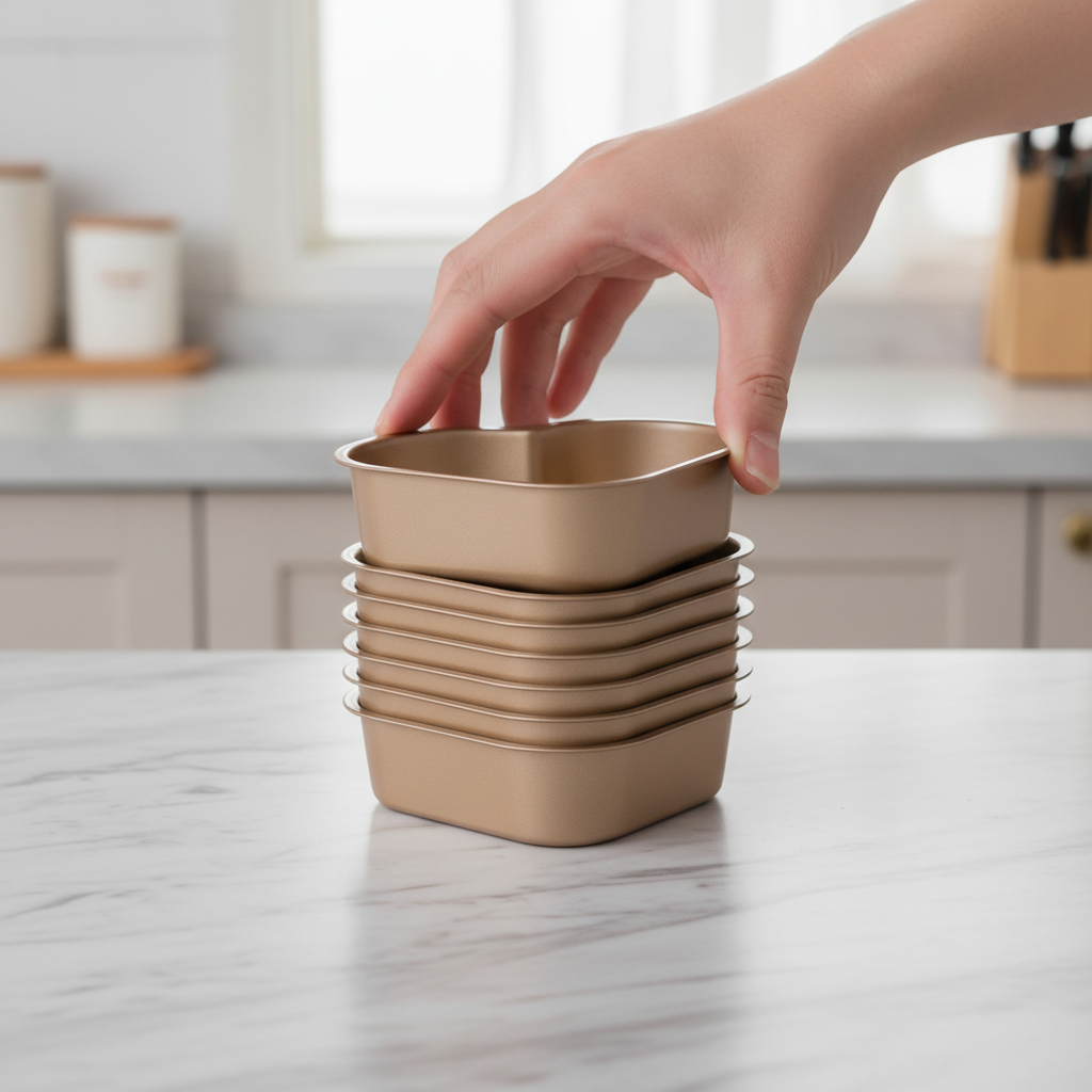 5 Moule à gateau coeur empilés