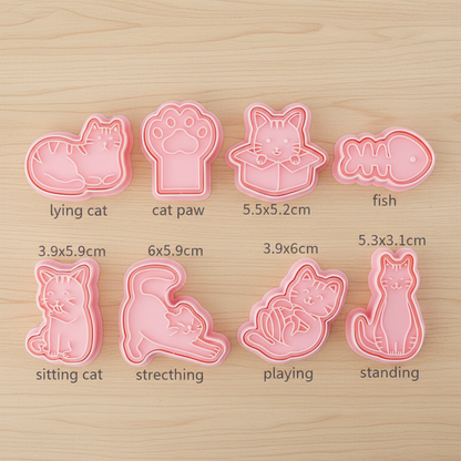 8 Emporte piece pour biscuit sur table cuisine