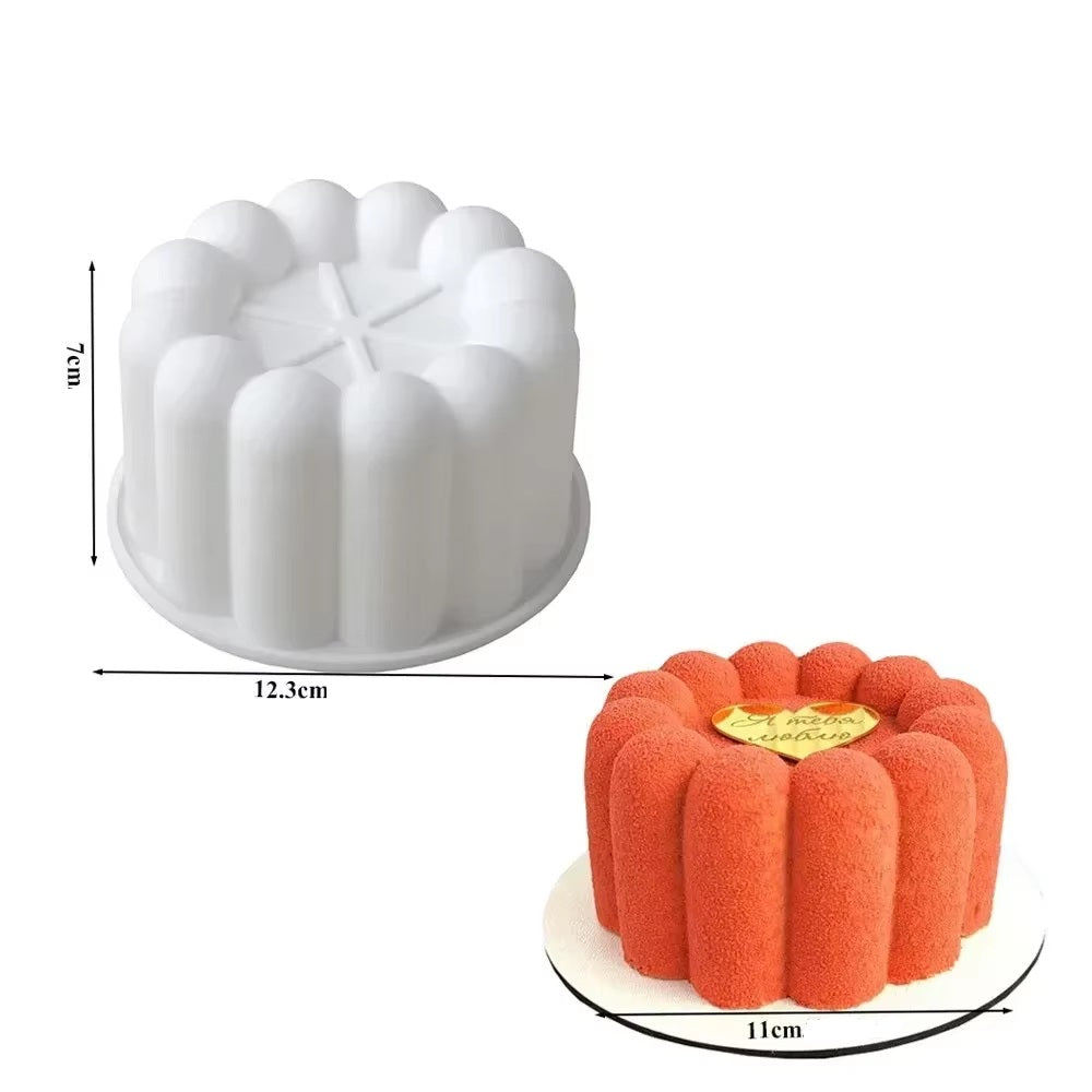 Bento cakes moule fleur 11cm silicone alimentaire