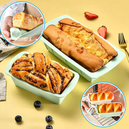Deux brioches dans moule a gateau