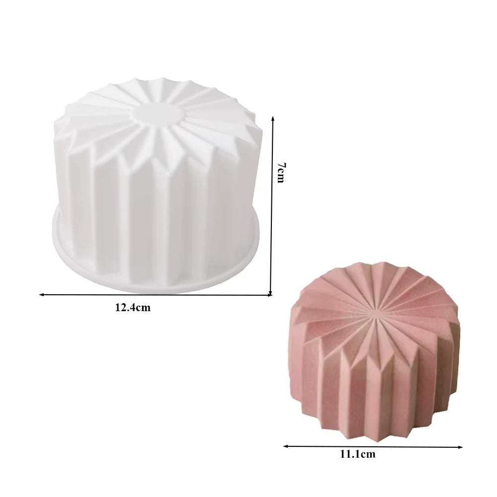 Dimension moule pour bento cake rose