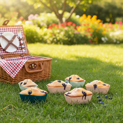 Moule à cupcakes et muffin dans parc