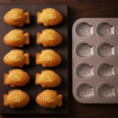 Moule à gateau forme originale et gâteau forme poisson 