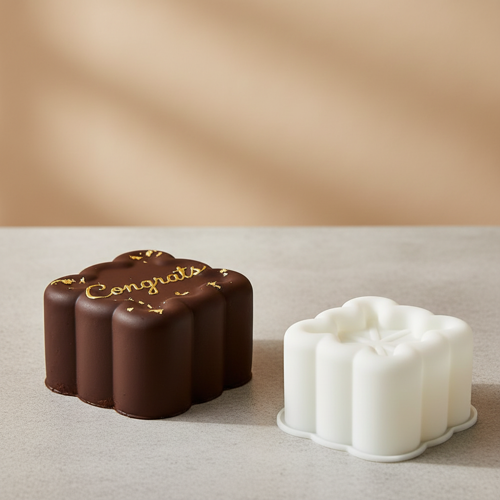 Moule bento cake avec Bento cake chocolat Congrats sur table