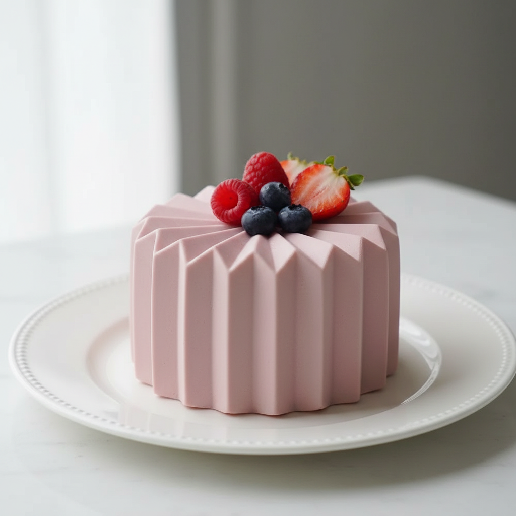 Bento cakes origami rose assiette angle latéral fruits