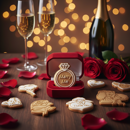 Emporte piece avec biscuits avec biscuit  romantique