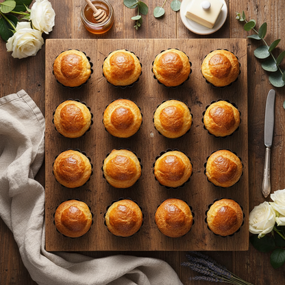 Moule à Brioche Parisienne sur planche bois 