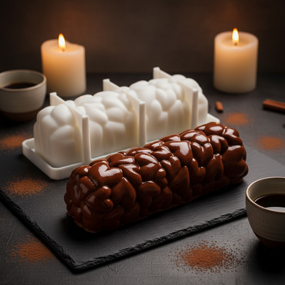 Moule silicone entremets et entremet au chocolat