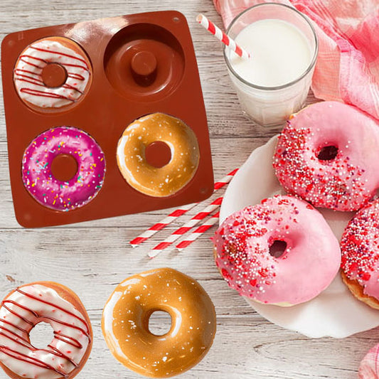 confection donuts avec moule donuts