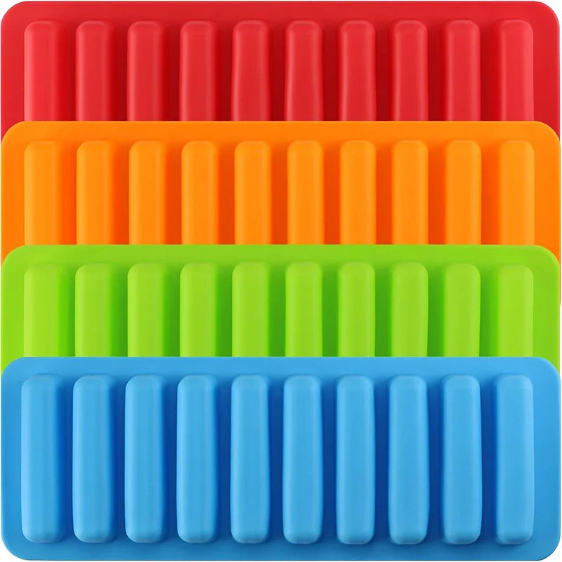 Moule silicone rectangle disponible en plusieurs couleurs