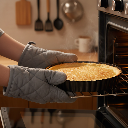 Retrait du four moule tarte professionnel