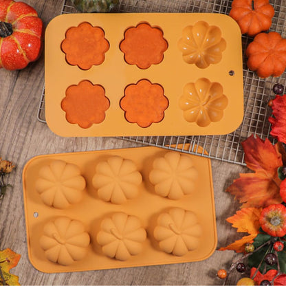 deux moule en silicone forme citrouille