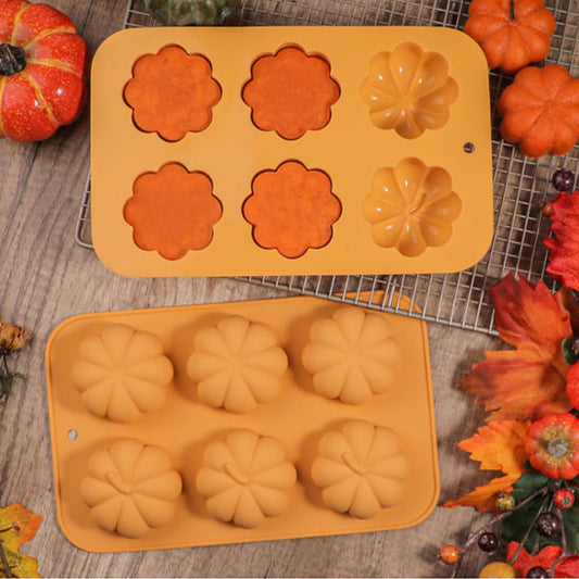 deux moule en silicone forme citrouille