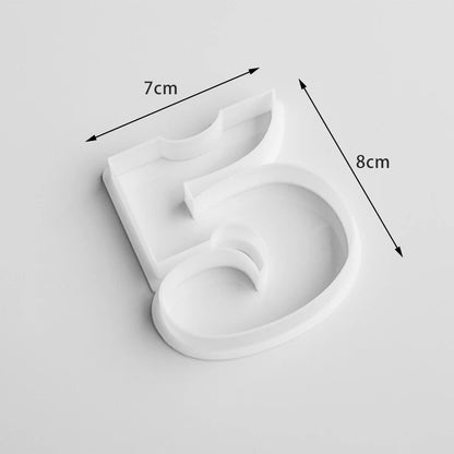 dimension moule number cake cinq blanc
