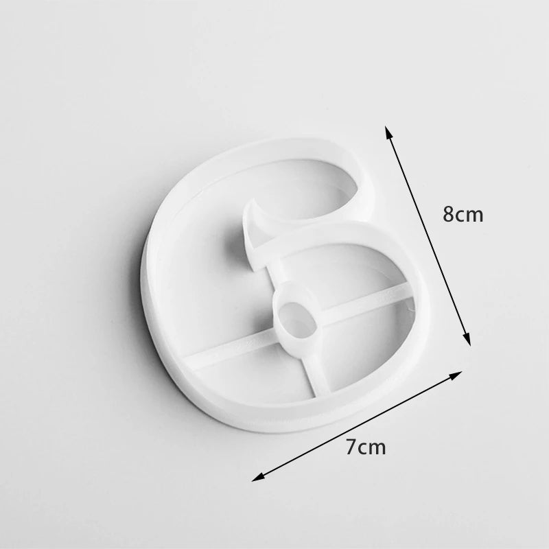 dimension moule number cake six blanc
