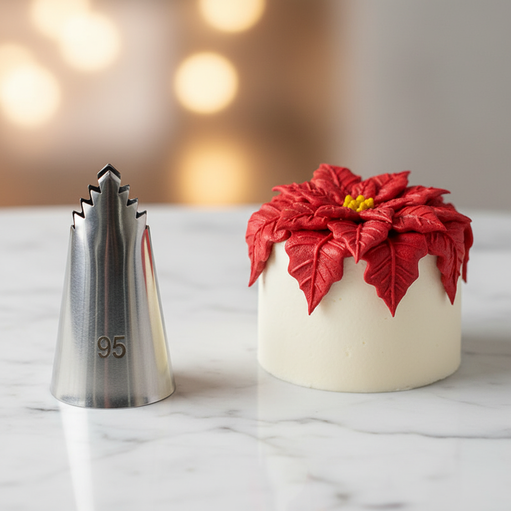 Patisserie douille 95 avec cake décoré avec rose