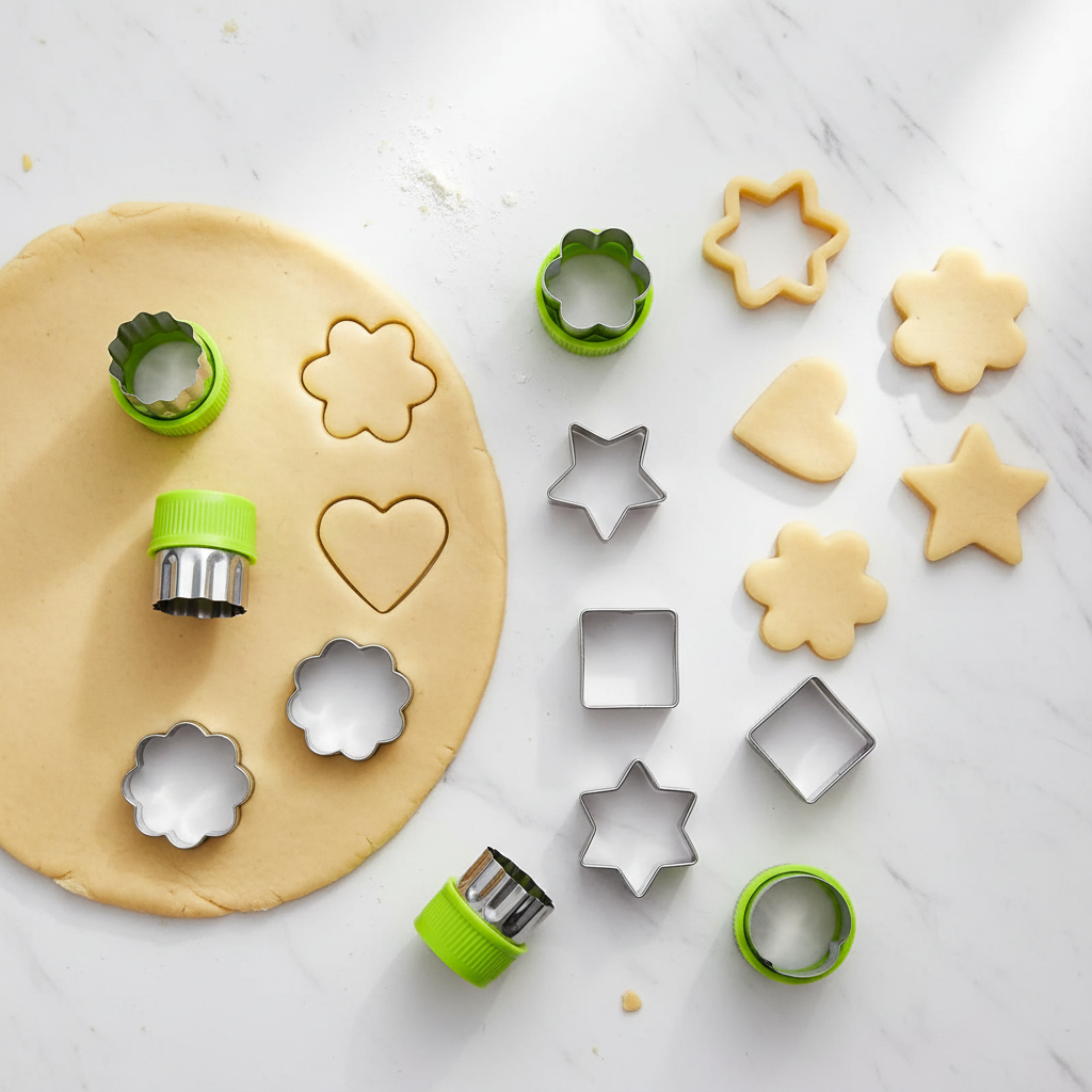 Emporte-pièce professionnel et pâte biscuit 