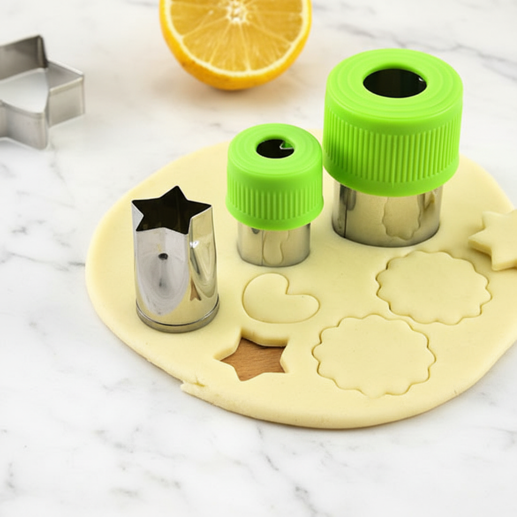 Emporte-pièce professionnel sur pâte biscuit 
