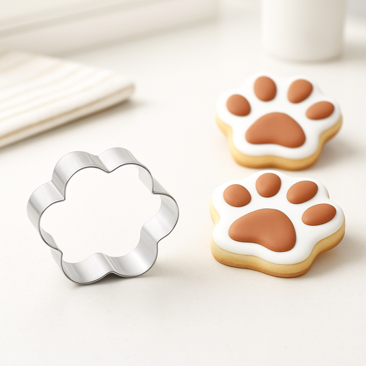 emporte-pièce professionnel avec biscuit patte chien