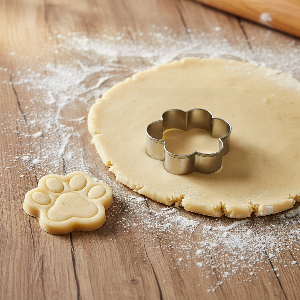 emporte-pièce professionnel moyen sur pâte biscuit 