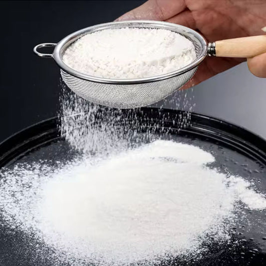 filtre farine avec passoire inox
