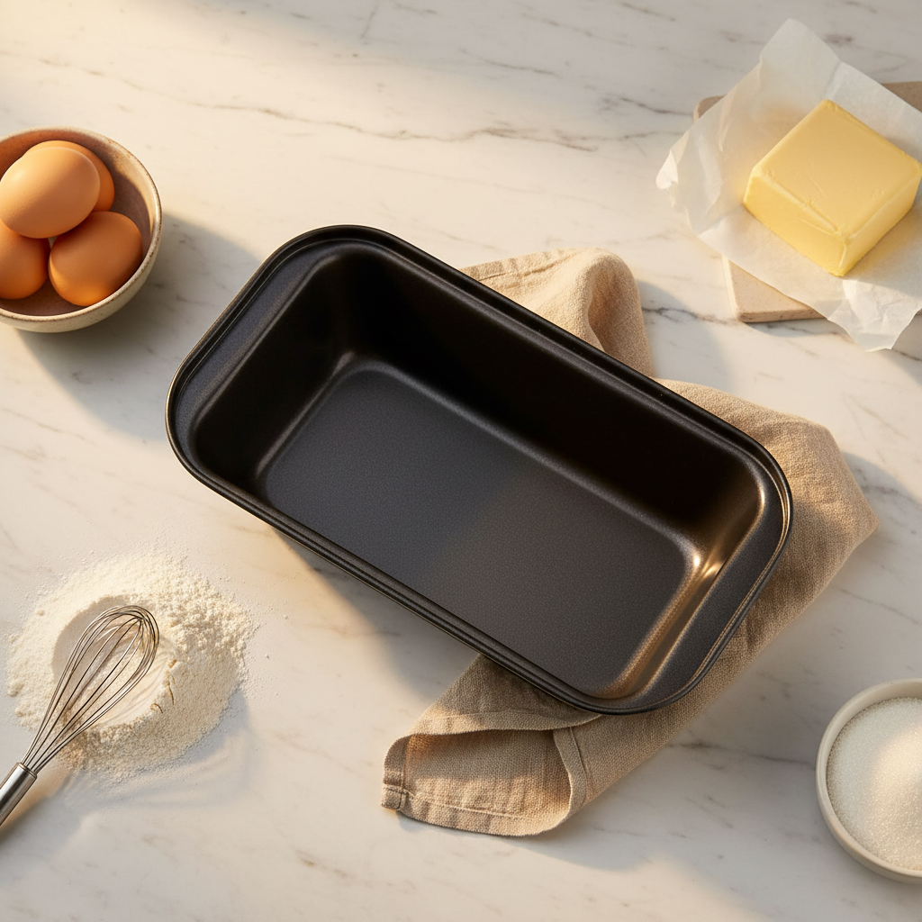 moule a brioche sur table marbre blanc avec ingrédients